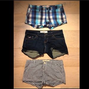 Set of 3 Hollister Shorts Size 0/1 (XS)